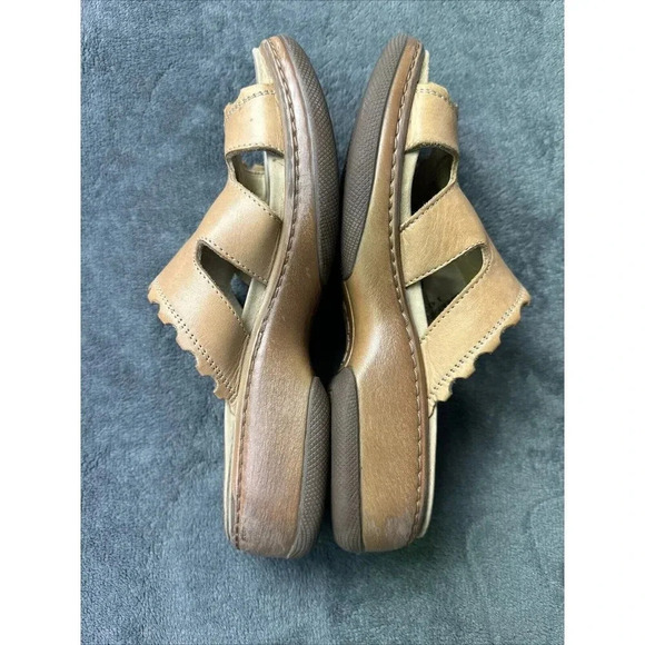 Dansko Eve Aztec Sun Women's  Brown Leather Slip On Sandals EU 36/ US 5.5-6 - Picture 9 of 16